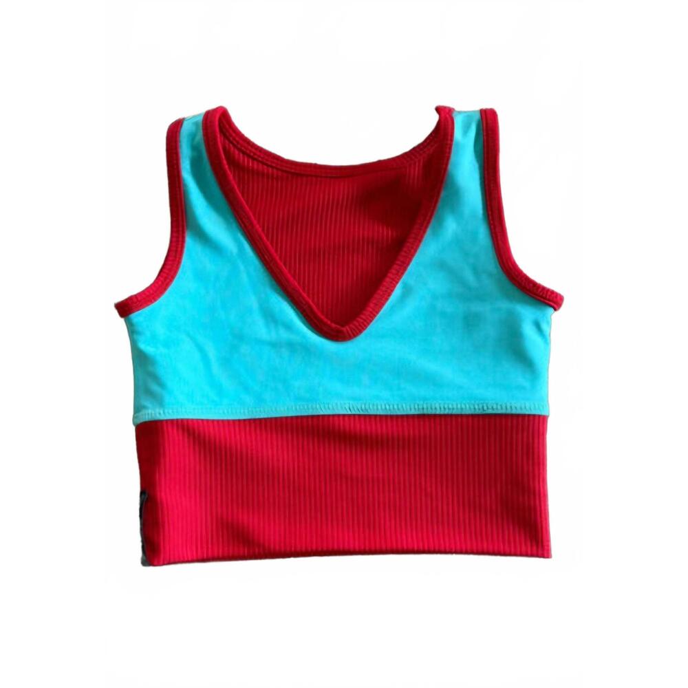 NEW TIGER FRIDAY women's creek crop top in carolina